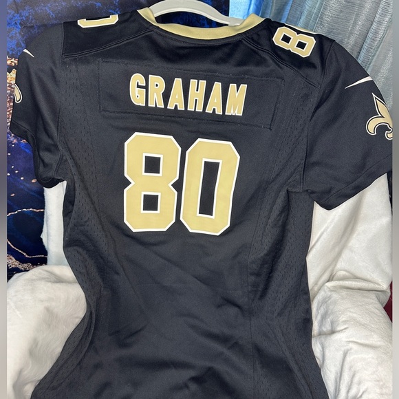 New Orleans Saints - Nike NFL - Jimmy Graham #80 - Limited Game Jersey Authentic - Picture 2 of 8